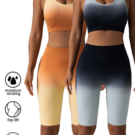 2 Pack Workout Shorts For Women Scrunch Butt Lifting High Waisted Yoga Gym Seamless Booty Biker Shorts
