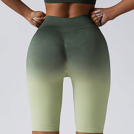 2 Pack Workout Shorts For Women Scrunch Butt Lifting High Waisted Yoga Gym Seamless Booty Biker Shorts