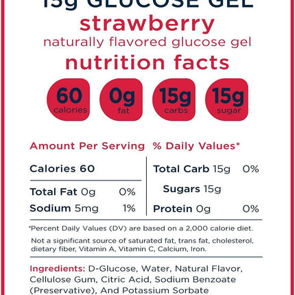 Strawberry Flavor Glucose Gel Jelly