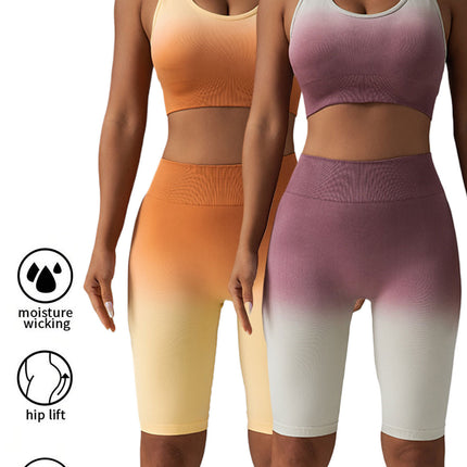 2 Pack Workout Shorts For Women Scrunch Butt Lifting High Waisted Yoga Gym Seamless Booty Biker Shorts