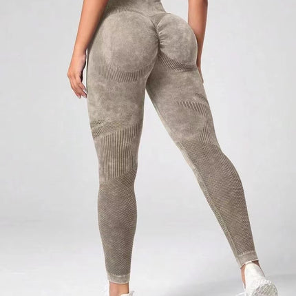 Hollow Design Seamless Leggings High Waist Hip Lifting Running Sports Fitness Yoga Pants Fashion Womens Clothing