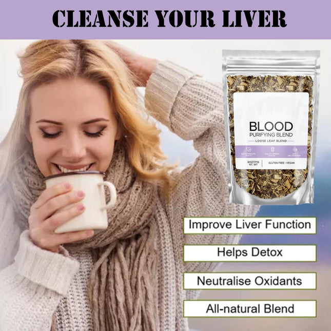 Natural Blood Detox & Cleansing Herbal Tea