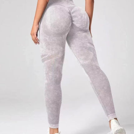 Hollow Design Seamless Leggings High Waist Hip Lifting Running Sports Fitness Yoga Pants Fashion Womens Clothing