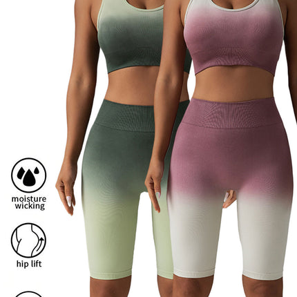 2 Pack Workout Shorts For Women Scrunch Butt Lifting High Waisted Yoga Gym Seamless Booty Biker Shorts