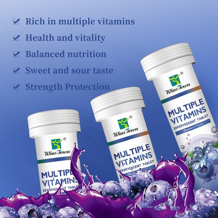 Effervescent Tablet Calcium Iron Zinc Supplements