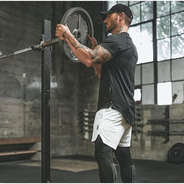 New Gym Wear Plain Shirts Custom Mens Fitness Sports Clothing