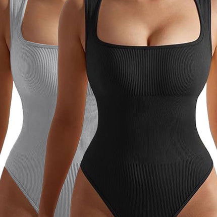 2 Pack Womens, One Piece Jumpsuits For Women, Ribbed Workout Tops For Women Clothing, Seamless Tank Tops Rompers