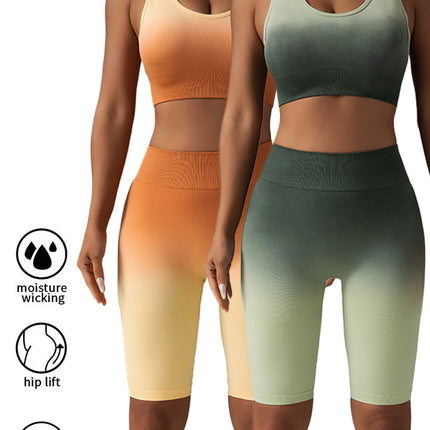 2 Pack Workout Shorts For Women Scrunch Butt Lifting High Waisted Yoga Gym Seamless Booty Biker Shorts