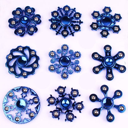 Electroplated steel ball fingertip gyro