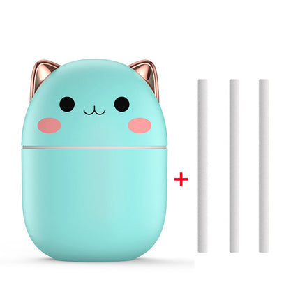 Cute Cat USB Humidifier with LED Light