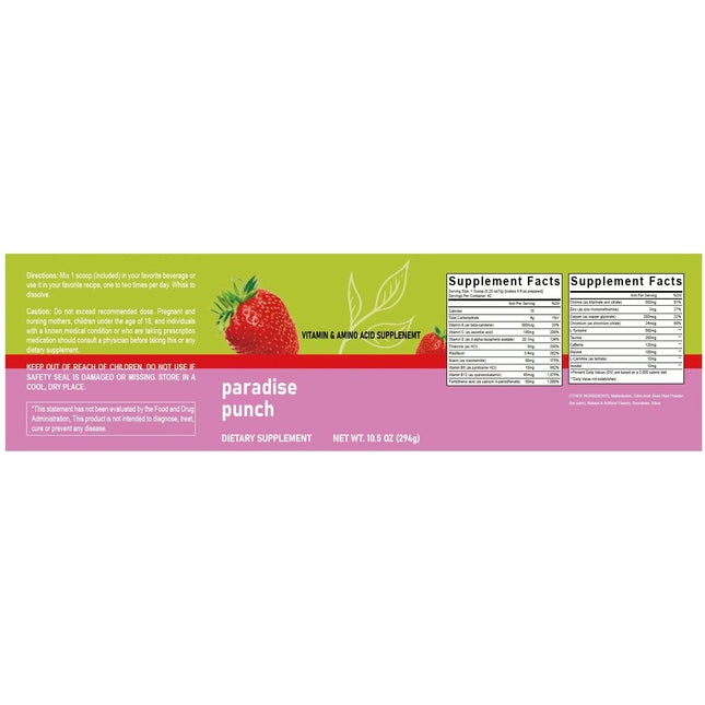 Tropical Fruit Energy Boost Powder