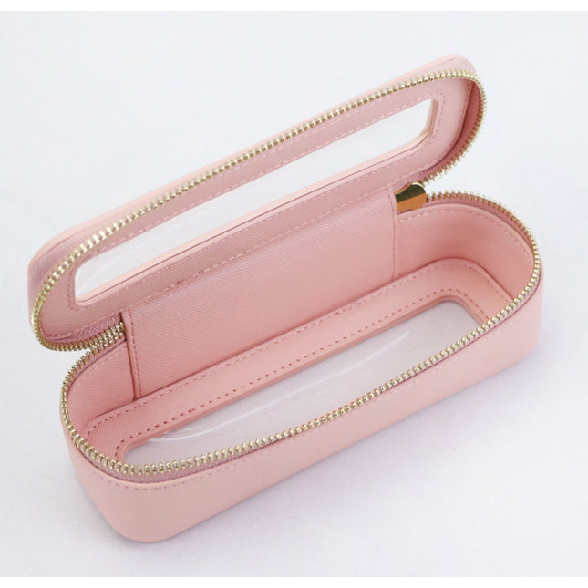 New Travel Portable Leather Large-capacity Cosmetic Brush Skin Care Products Storage Bag