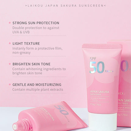 Moisturizing Whitening Sunscreen Skin Care Products