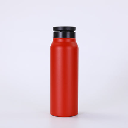 304 Stainless Steel Vacuum Cup Creative Magnetic Water Cup Insulated Sports Water Bottle With Straw Outdoor Insulated Water Mug With Magnetic Phone Holder