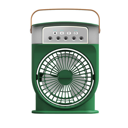 Portable USB Air Cooler with Mist & LED