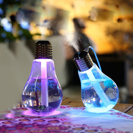 USB  Ultrasonic Air Humidifier  Light Bulb