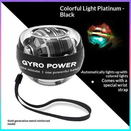 Self-starting Counting Wrist Ball Fitness Gyro Centrifugal Power Badminton Training Grip Ball