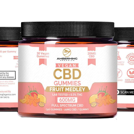 Full Spectrum Vegan CBD Gummies – Fruit Medley