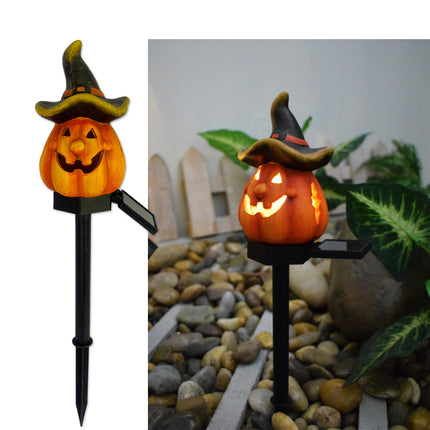 Solar Outdoor Courtyard Halloween Pumpkin Lamp