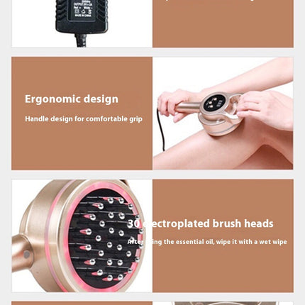GoldenFlow Meridian Heating Therapy Brush
