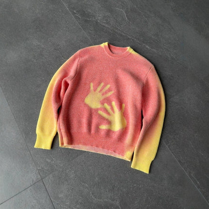 American-style Retro Long-sleeve Knit Sweater