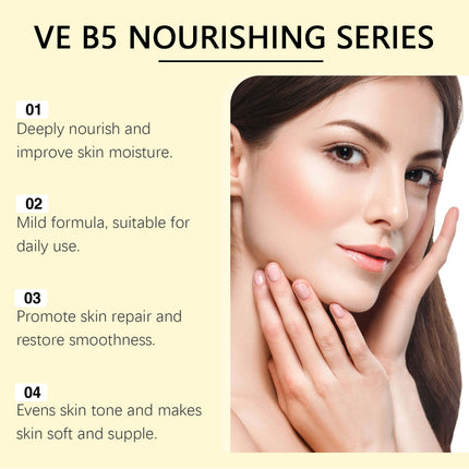 Vitamin B5 Nourishing Skin Care Series Daily Care Gentle Moisturizing Soothing Facial Skin