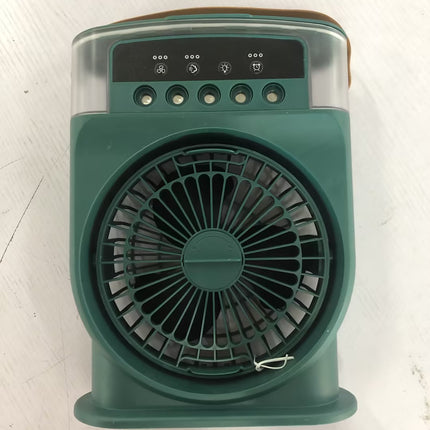 Portable USB Air Cooler with Mist & LED