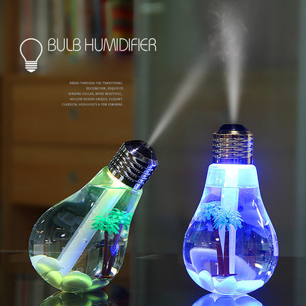USB  Ultrasonic Air Humidifier  Light Bulb