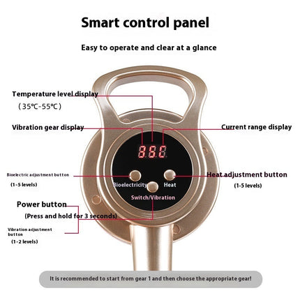 GoldenFlow Meridian Heating Therapy Brush