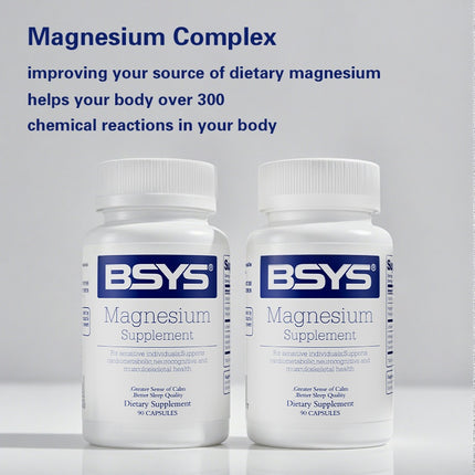 BSYS Magnesium for Sleep, Anxiety & Heart Health Support