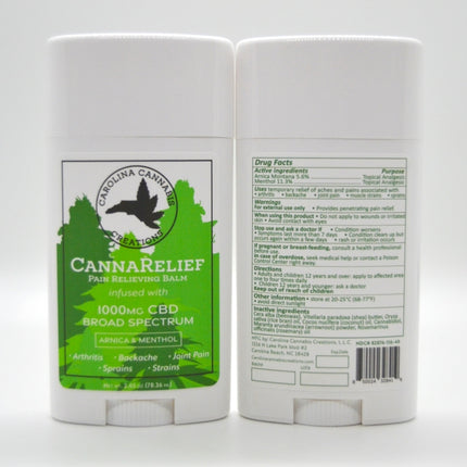 CannaRelief 1000mg Pain Relieving Balm