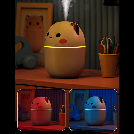 Cute Cat USB Humidifier with LED Light