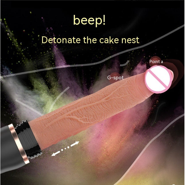 Retractable Silicone Pleasure Device