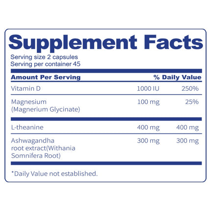 BSYS Magnesium for Sleep, Anxiety & Heart Health Support