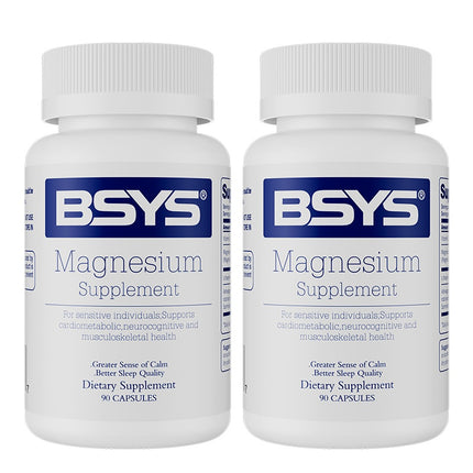 BSYS Magnesium for Sleep, Anxiety & Heart Health Support