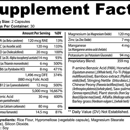 HAIR, SKIN, NAILS SUPPLEMENTS