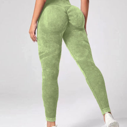 Hollow Design Seamless Leggings High Waist Hip Lifting Running Sports Fitness Yoga Pants Fashion Womens Clothing