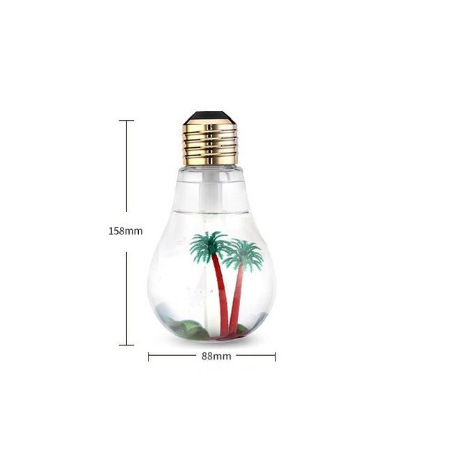 USB  Ultrasonic Air Humidifier  Light Bulb
