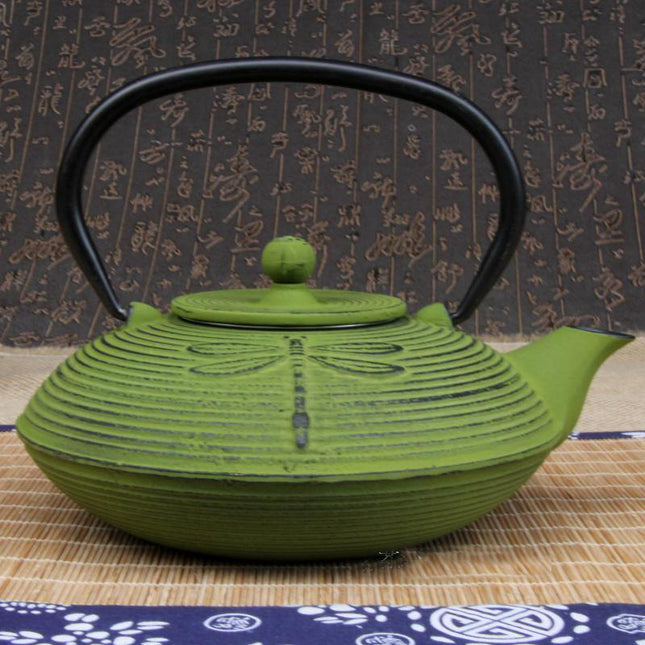 Dragonfly Cast Iron Tea Kettle