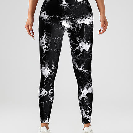 4 Pack Women's Scrunch Workout Leggings, High Waisted Butt Lifting Tie-dye V Back Waist Seamless Gym Yoga Leggings, Workout Leggings For Women Jada Leggings