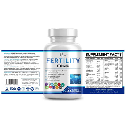 Male Fertility Tablets 60 Tablets