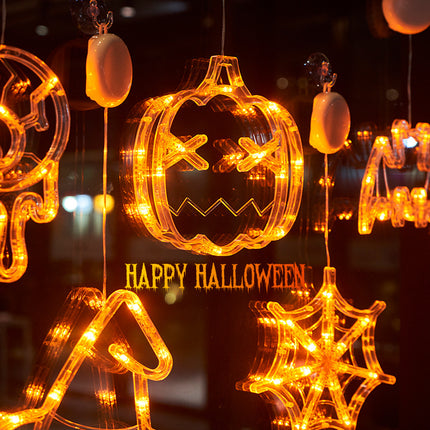Halloween Window Hanging LED Lights