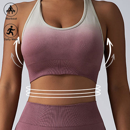 High Impact Sports Bras For Women,Racerback Running Bra Workout Crop Tank Tops Longline Sports Bra Push Up