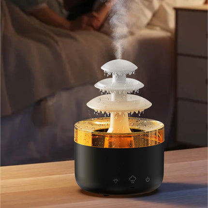 Cloud Mist Aroma Diffuser & USB Humidifier with Colourful LED