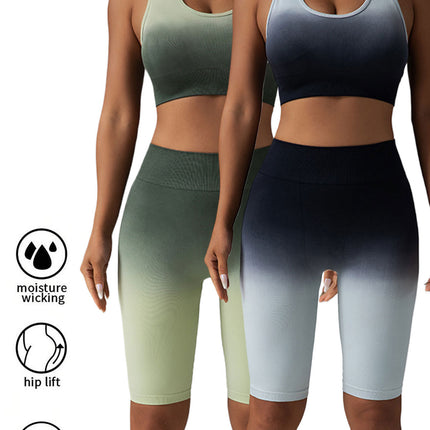 2 Pack Workout Shorts For Women Scrunch Butt Lifting High Waisted Yoga Gym Seamless Booty Biker Shorts