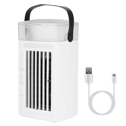Portable Evaporative Air Cooler with Nightlight & 3-Speed Fan