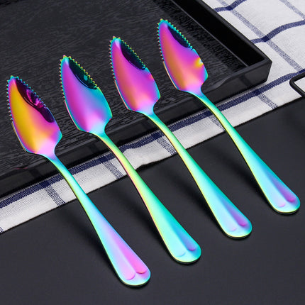 Stainless Steel Grapefruit Spoon Child Food Supplement