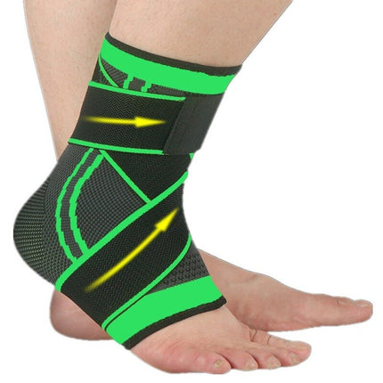 1 Pc Sports Ankle Brace Compression Strap Sleeves Support 3d Weave