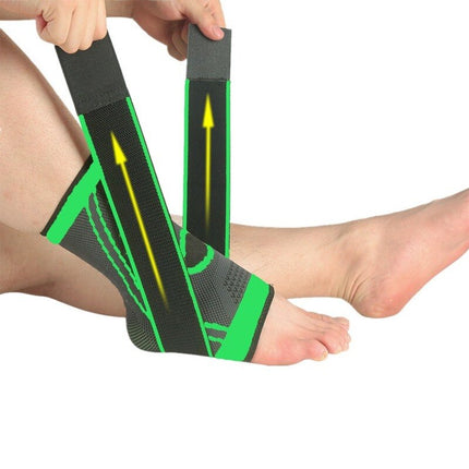 1 Pc Sports Ankle Brace Compression Strap Sleeves Support 3d Weave