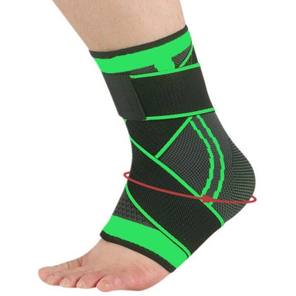 1 Pc Sports Ankle Brace Compression Strap Sleeves Support 3d Weave